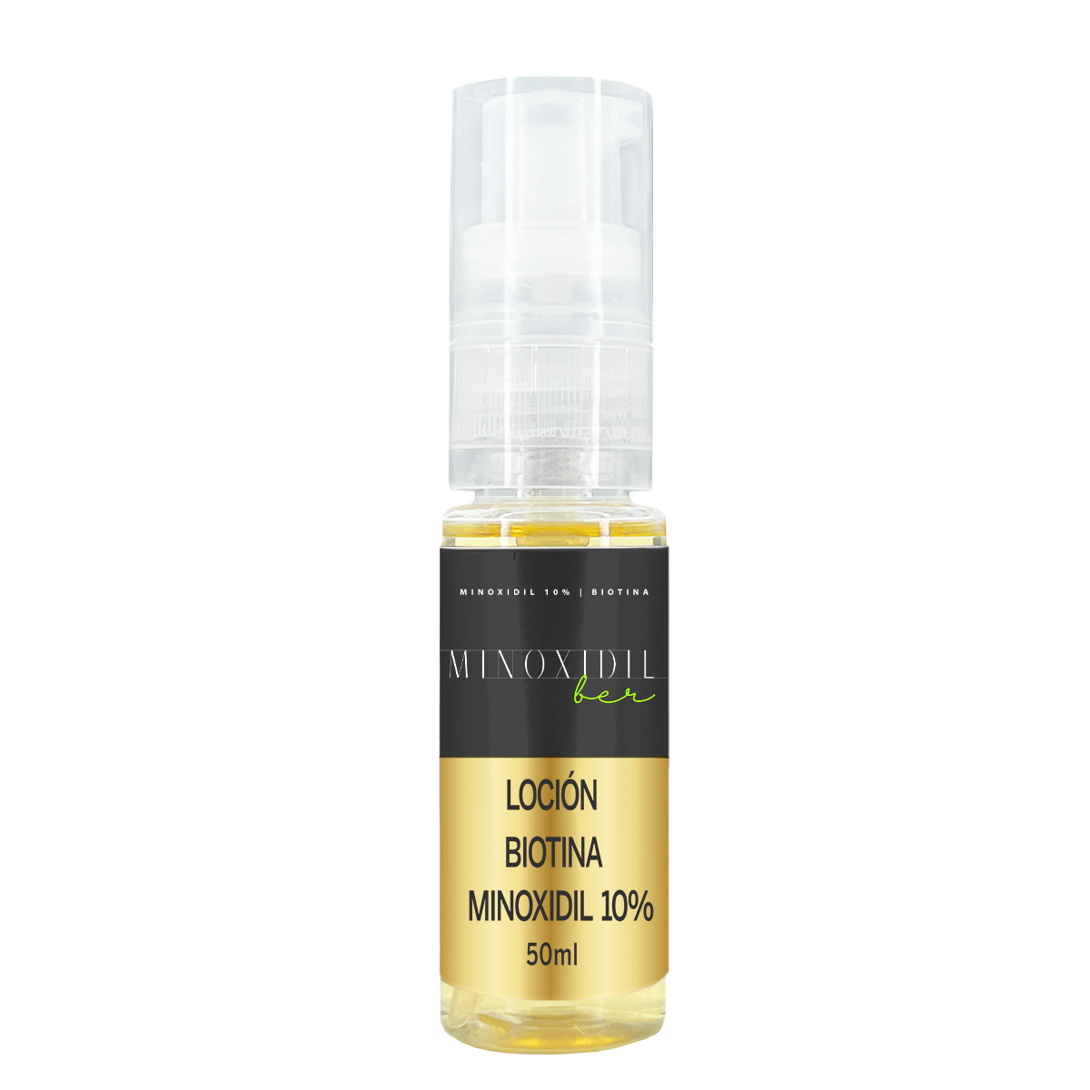 MINOXIDILBER Minoxidil 10% Biotina 50ml Espuma