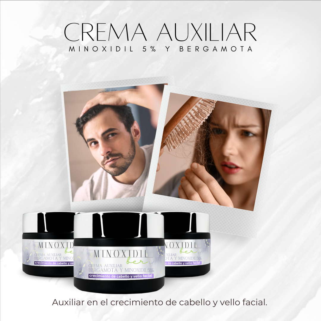 MINOXIDILBER Minoxidil 5% Bergamota Crema 60g Unisex