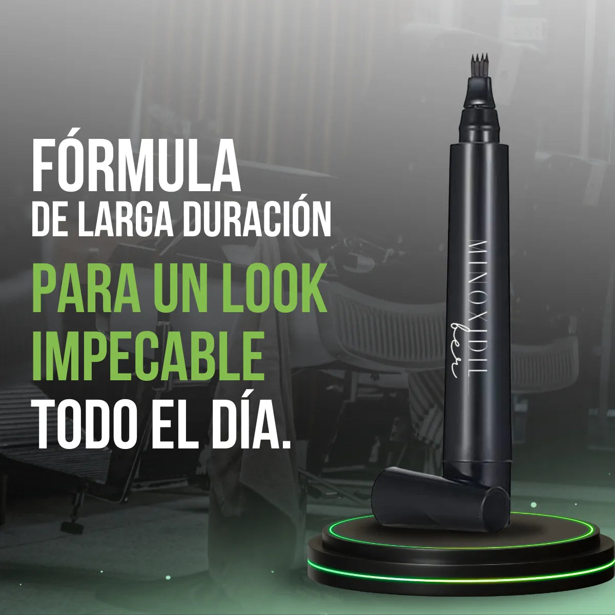 Kit Para Barba Boligrafo Rellenador + Porta Navaja + 3 Hojas MINOXIDILBER