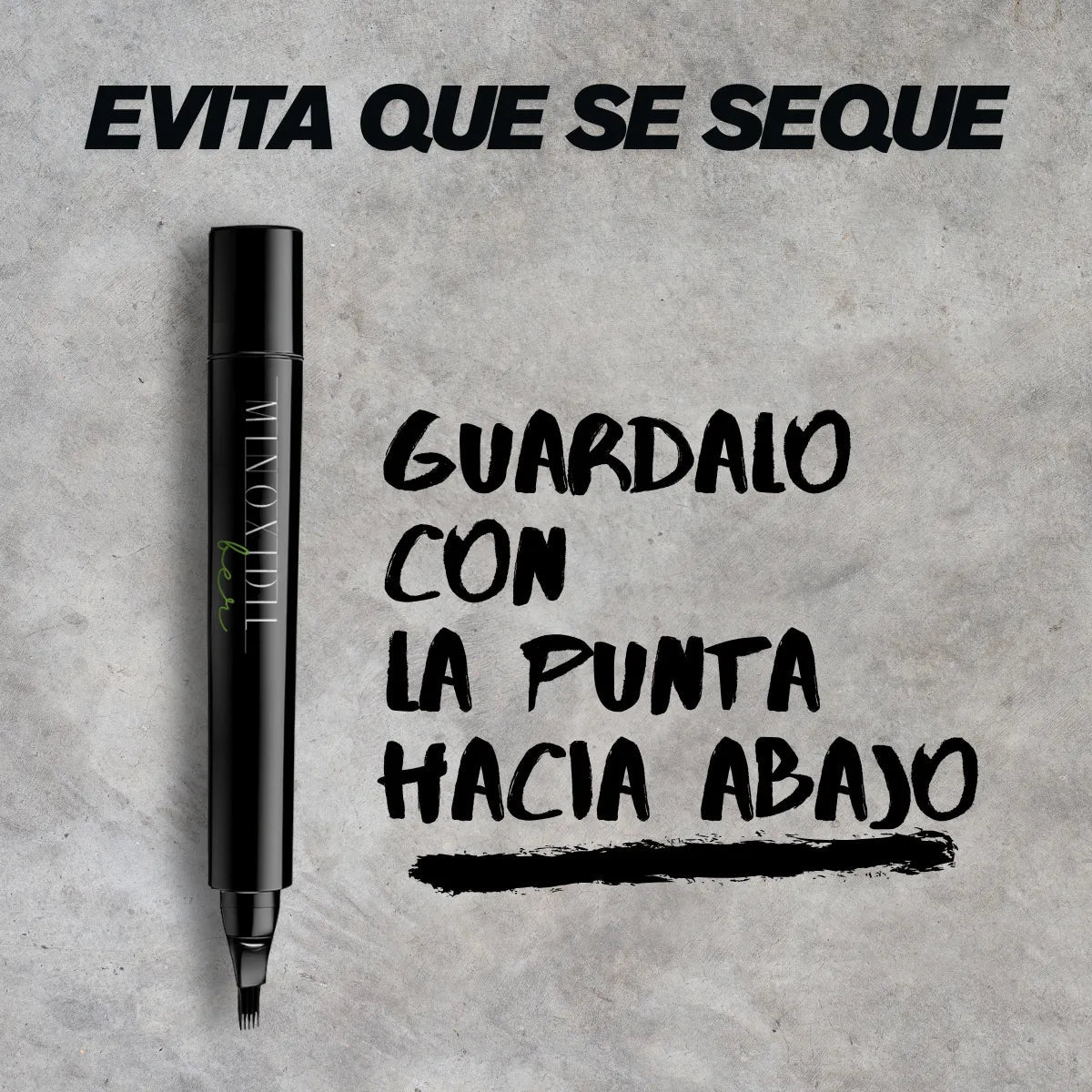 Kit Para Barba Boligrafo Rellenador + Porta Navaja + 3 Hojas MINOXIDILBER