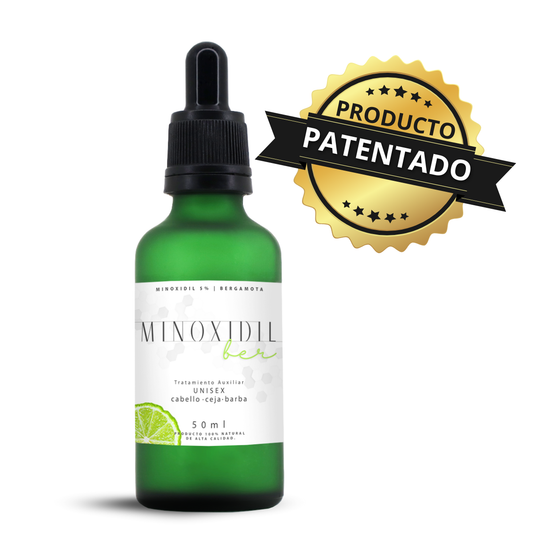 MINOXIDILBER loción Minoxidil 5% y Bergamota tratamiento unisex 50ml