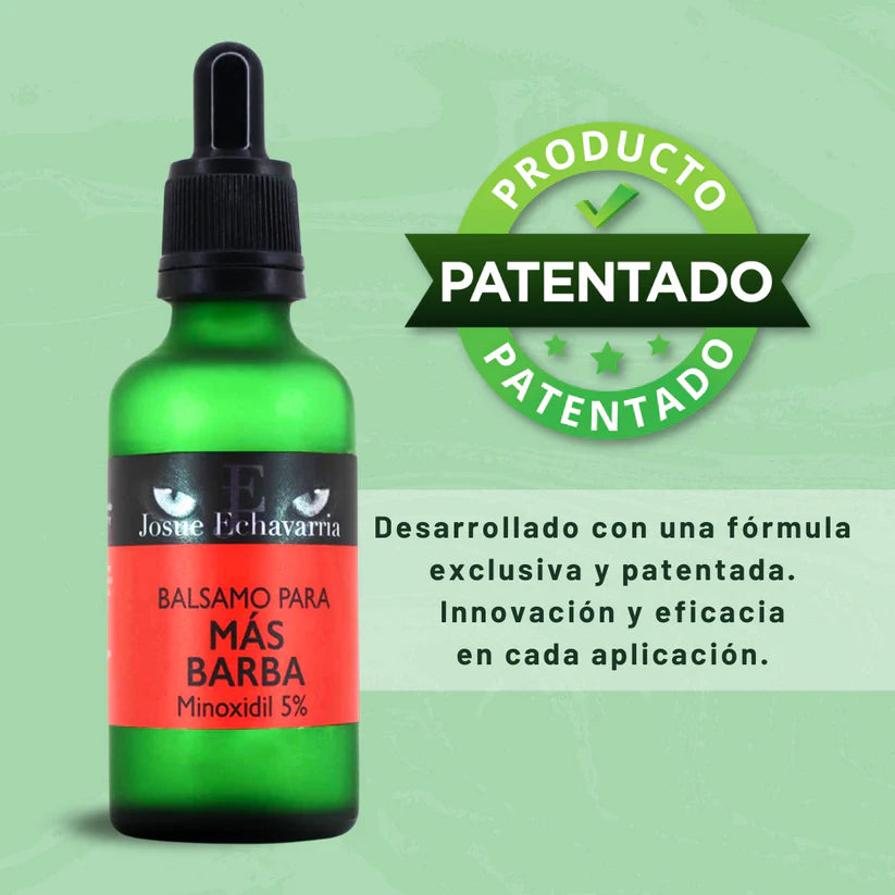 Kit Shampoo 1 L y Auxiliar cosmetico 50ml para Cabello y Barba con Minoxidil 5% y Bergamota