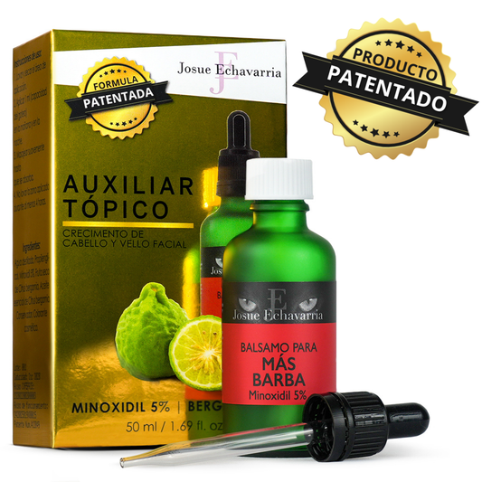 Cabello Y Barba Minoxidil 5% Con Bergamota 50 Ml 2 Meses