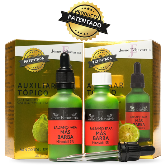 Minoxidil 5% Con Bergamota 2 Frascos De 50ml Para 4 Meses