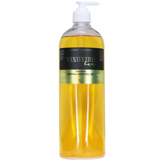 MINOXIDILBER Shampoo de minoxidil 10% y biotina 1 litro